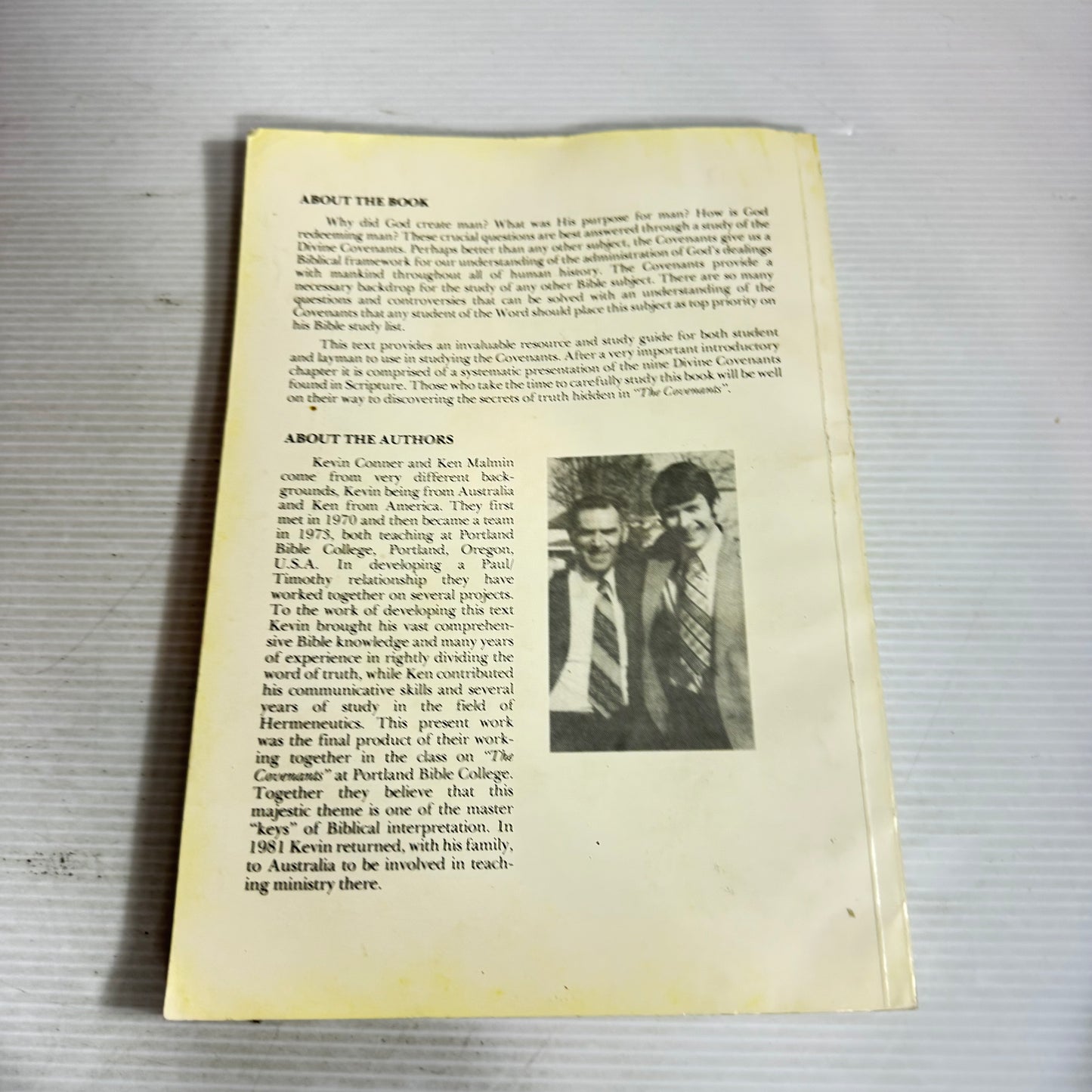 The Covenants - Kevin Conner & Ken Malmin (Vintage 1976)