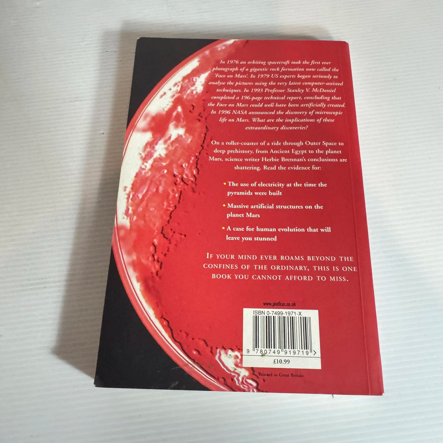 Martian Genesis : The Extraterrestrial Origins of The Human Race - Herbie Brennan