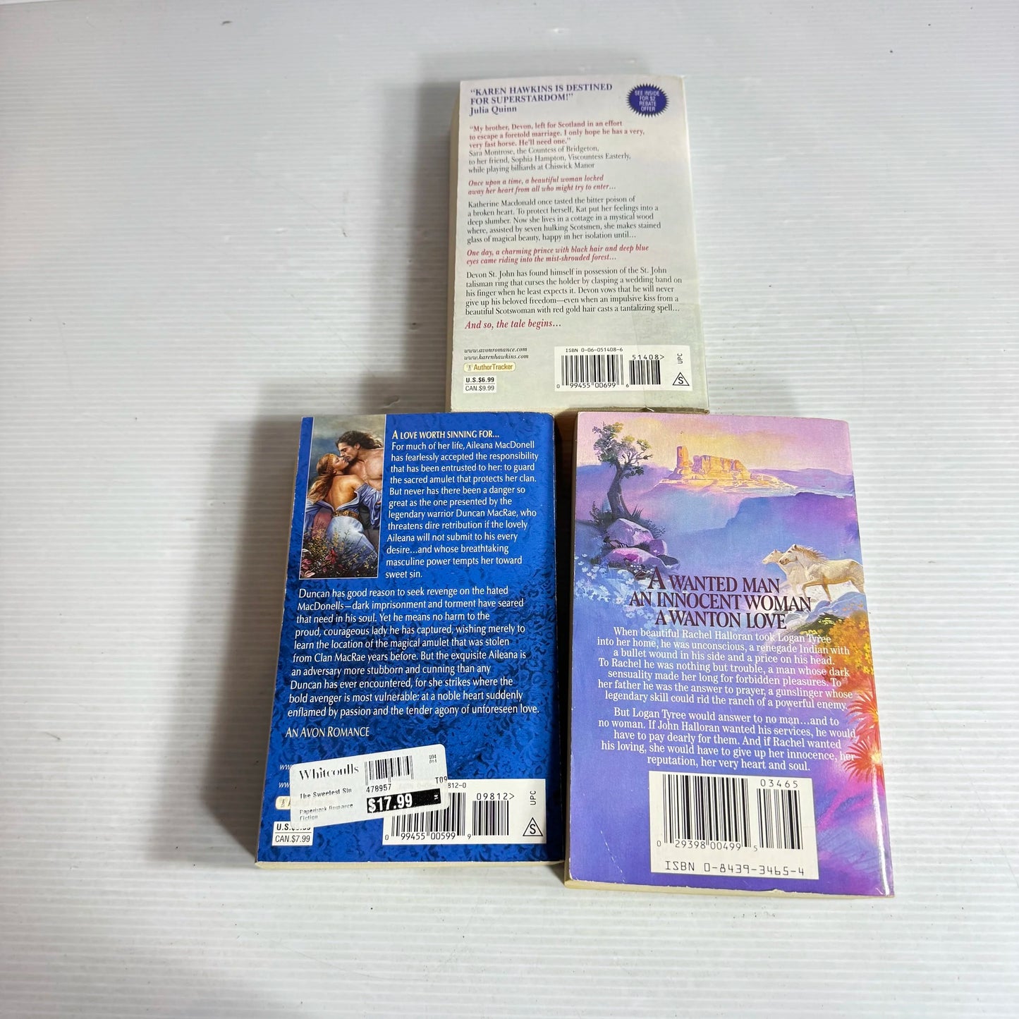 Historical Romance Book Bundle x3 (423) Mixed Author