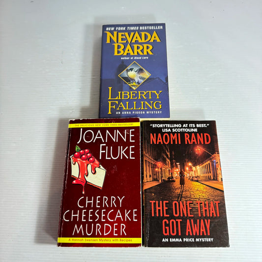 Crime Mystery Book Bundle X 3 (428) Mixed Authors