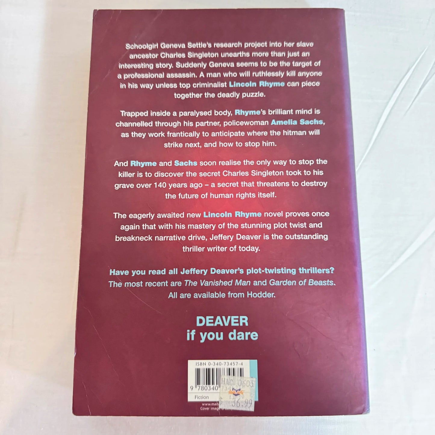 The Twelfth Card - Jeffery Deaver