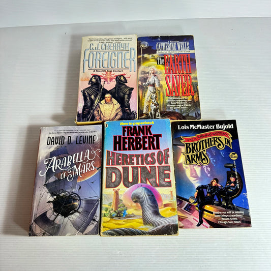 Science Fiction Book Bundle x 5 (429) Various Authors