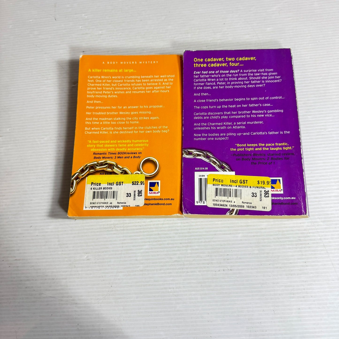 Stephanie Bond Book Bundle x2: A Sexy Mystery (431) 4 Bodies and A Funeral & 6 Killer Bodies