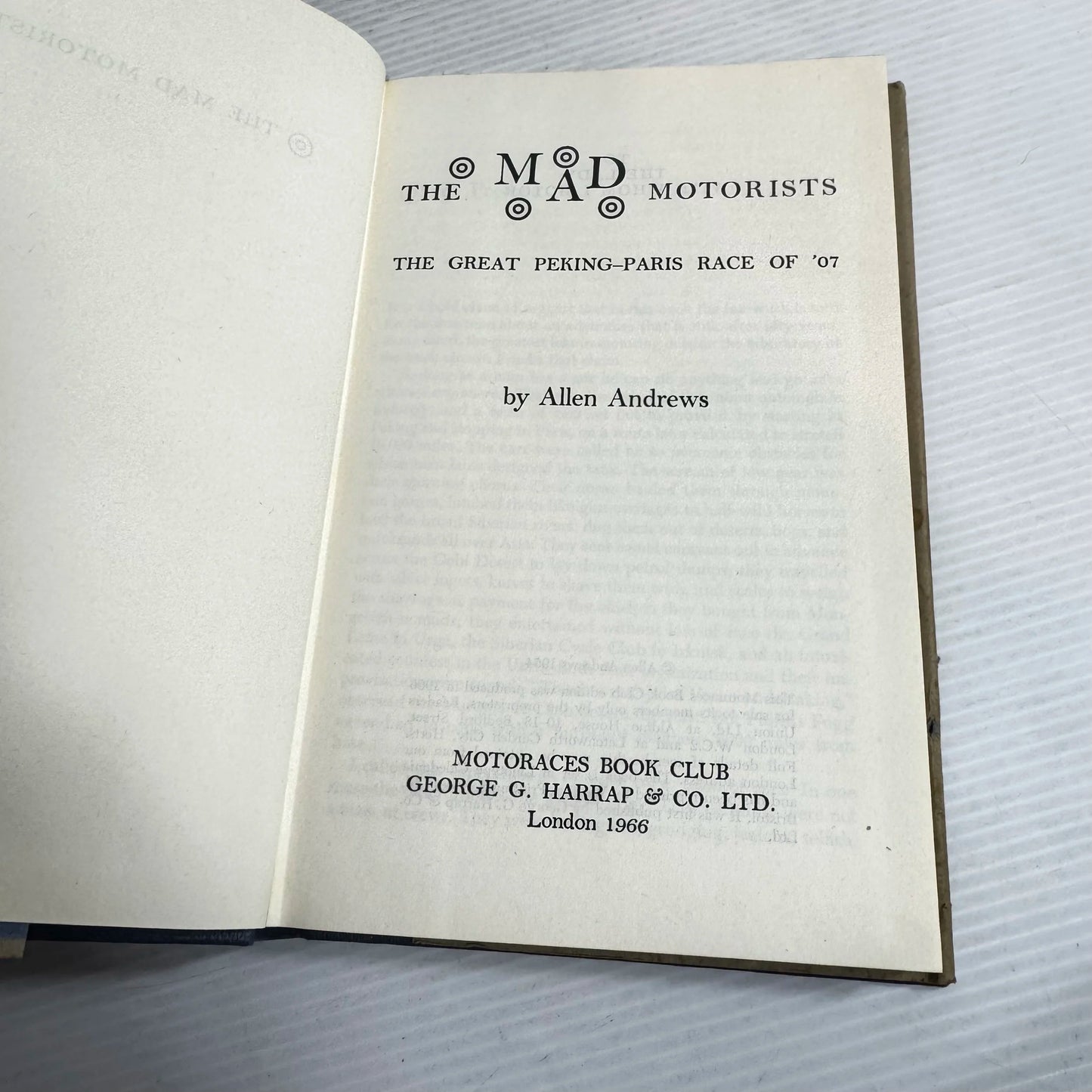 The Mad Motorists - Allen Andrews (Vintage 1966)