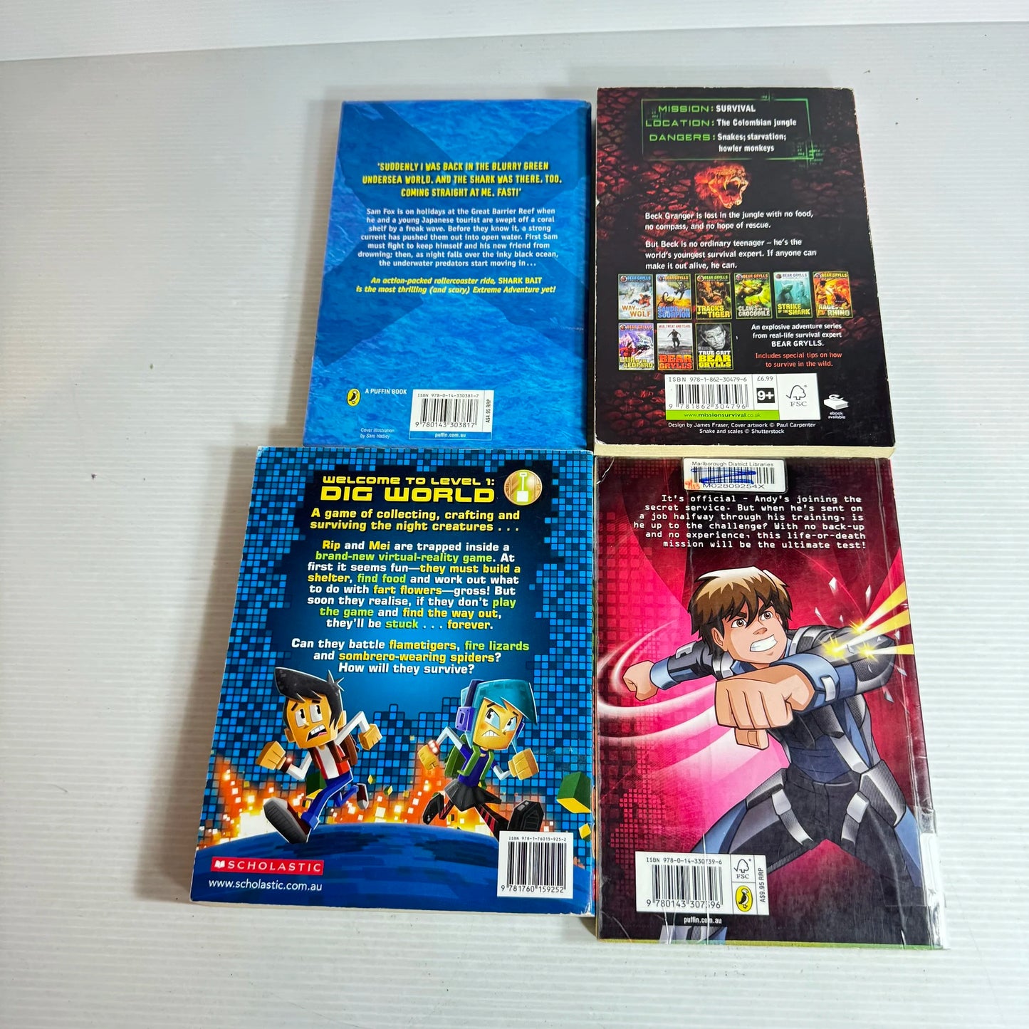 Adventure Children's Chapter Book Bundle x 4 Books (502)