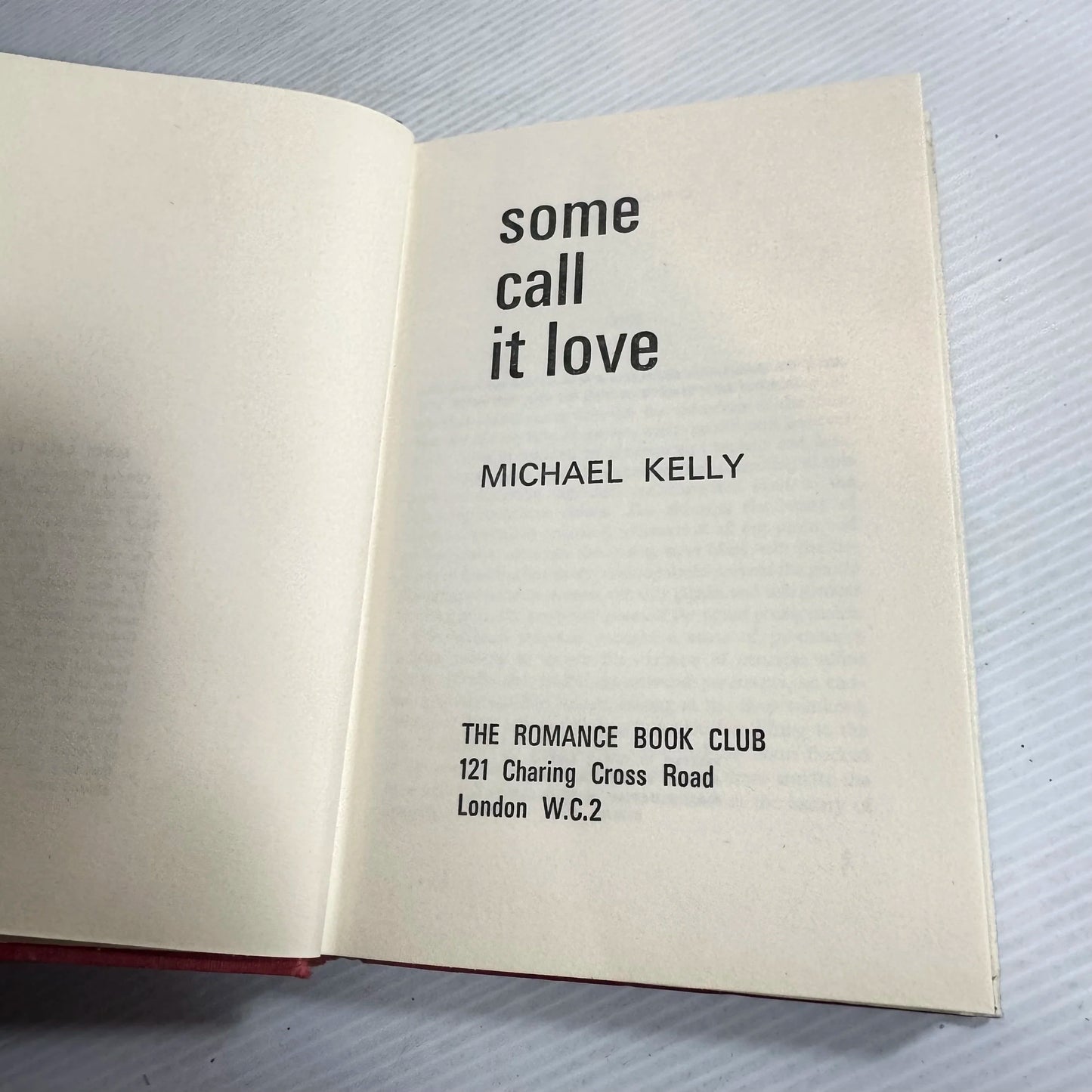 Some Call It Love - Michael Kelly (Vintage 1967)