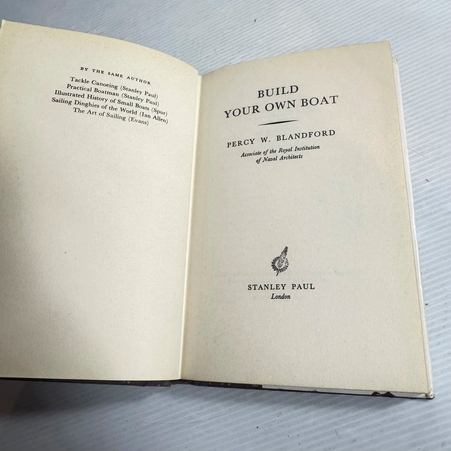 Build Your Own Boat - Percy W. Blandford (Vintage 1975)