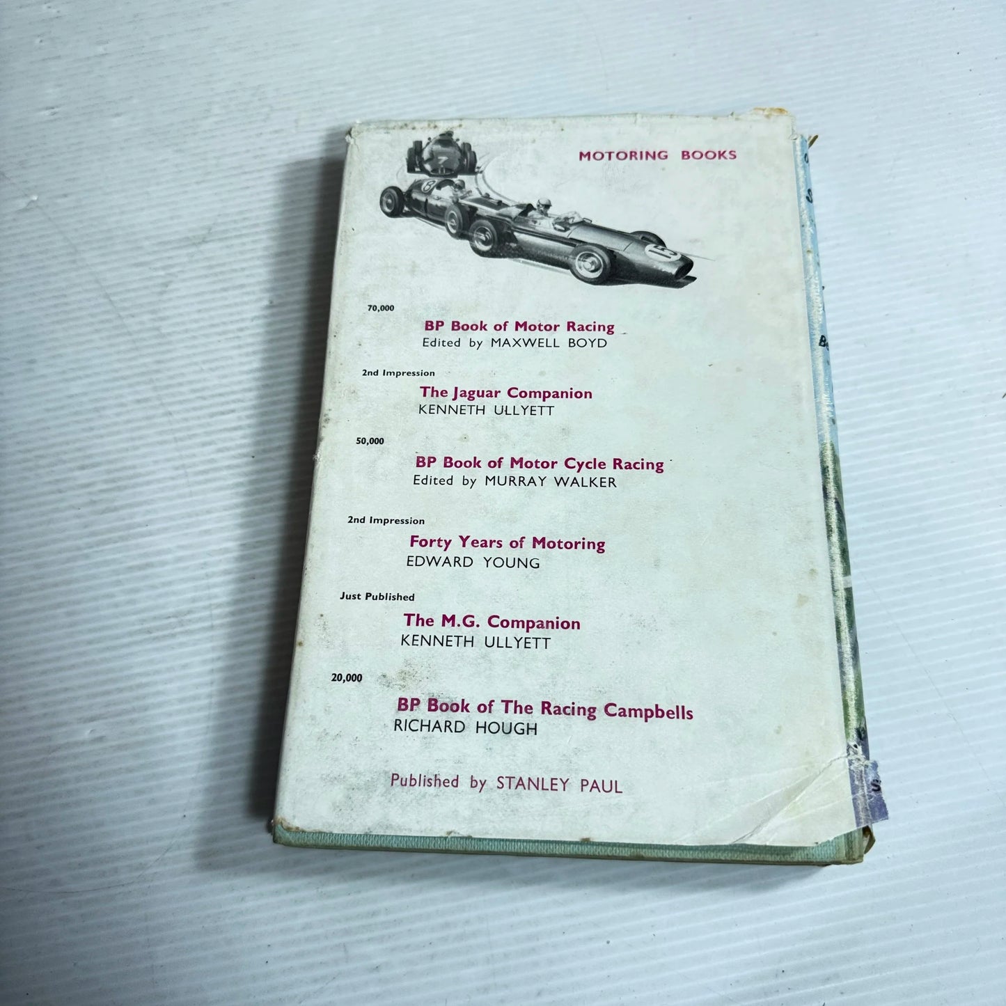 Omnibus of Speed : An Introduction to the World of Motor Sport - Edited by Charles Beaumont & William F. Nolan (1961)