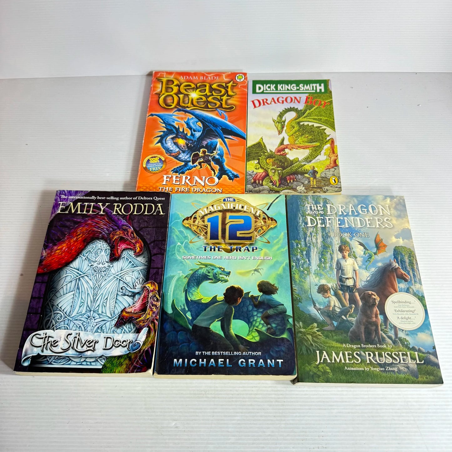Dragon Themed Children's Book Bundle x 5 (642) Mixed Authors