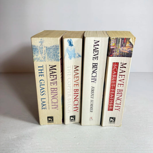 Maeve Binchy Book Bundle x4 (637) Firefly, Scarlet Feather, The Copper Beech, The Glass Lake