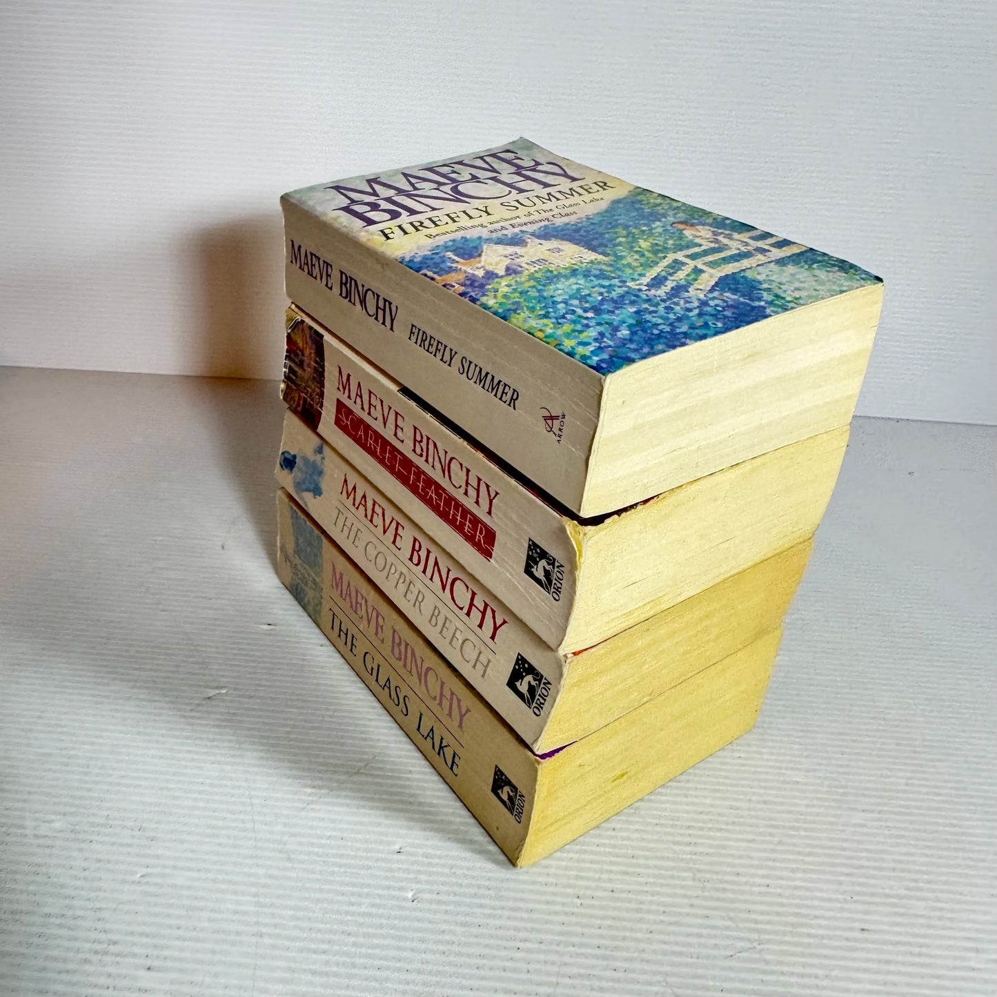 Maeve Binchy Book Bundle x4 (637) Firefly, Scarlet Feather, The Copper Beech, The Glass Lake