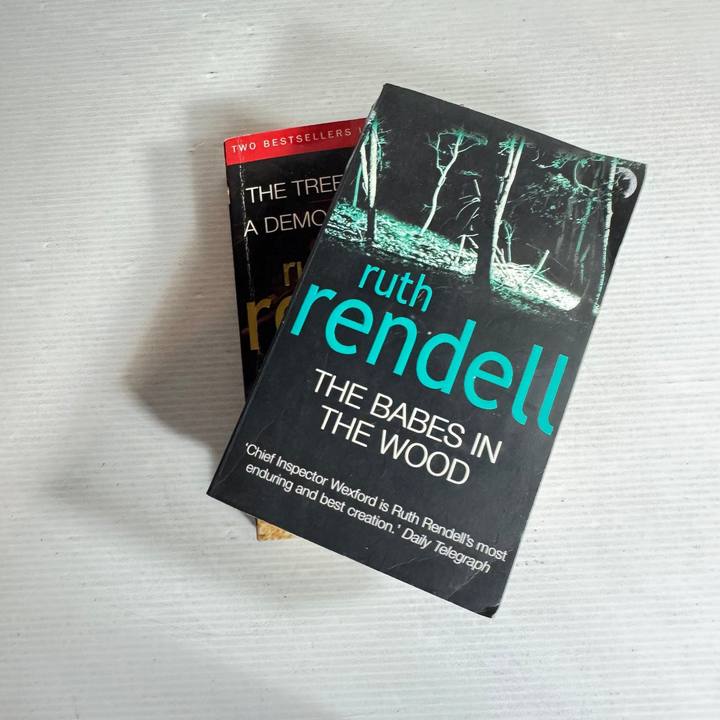 Ruth Rendell Book Bundle x 2 Books : 3 Stories - The Baes in The Wood & The Tree of Hands & The Demon In My View