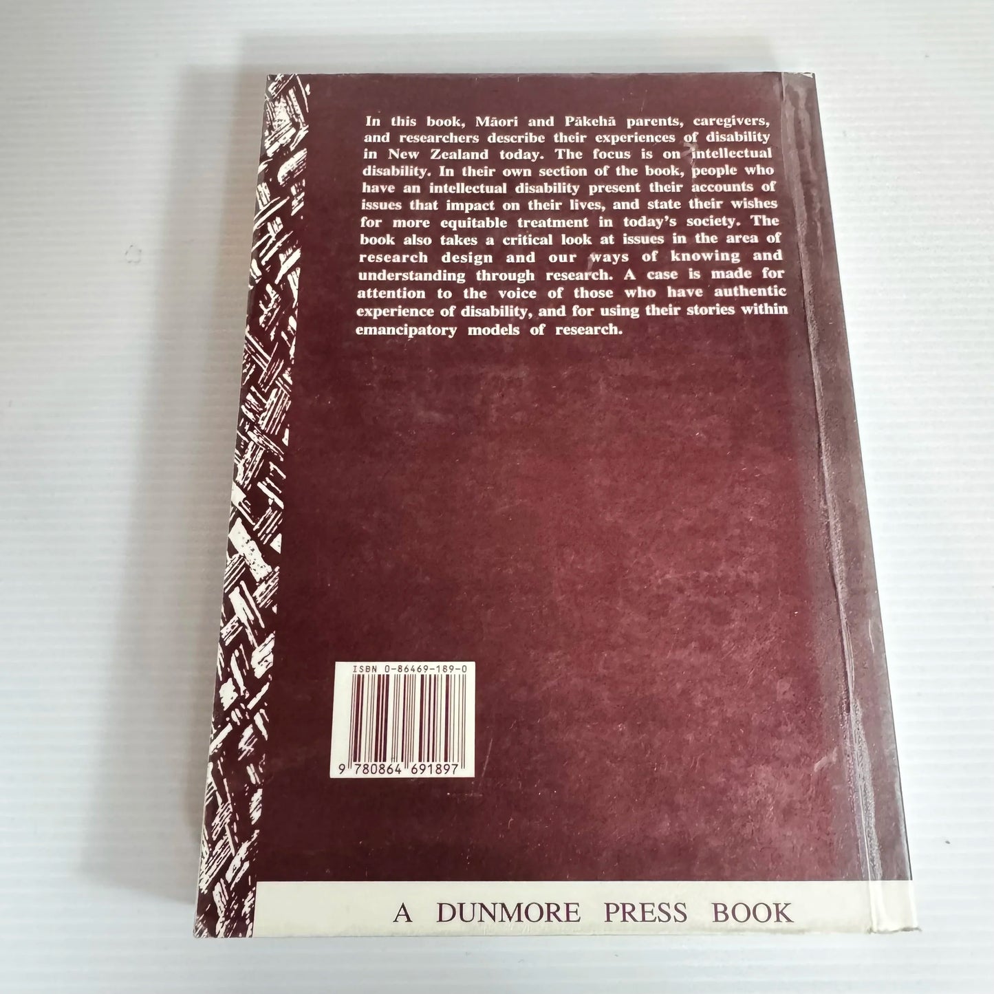 Disability, Family, Whanau, and Society - Edited by Keith Ballard