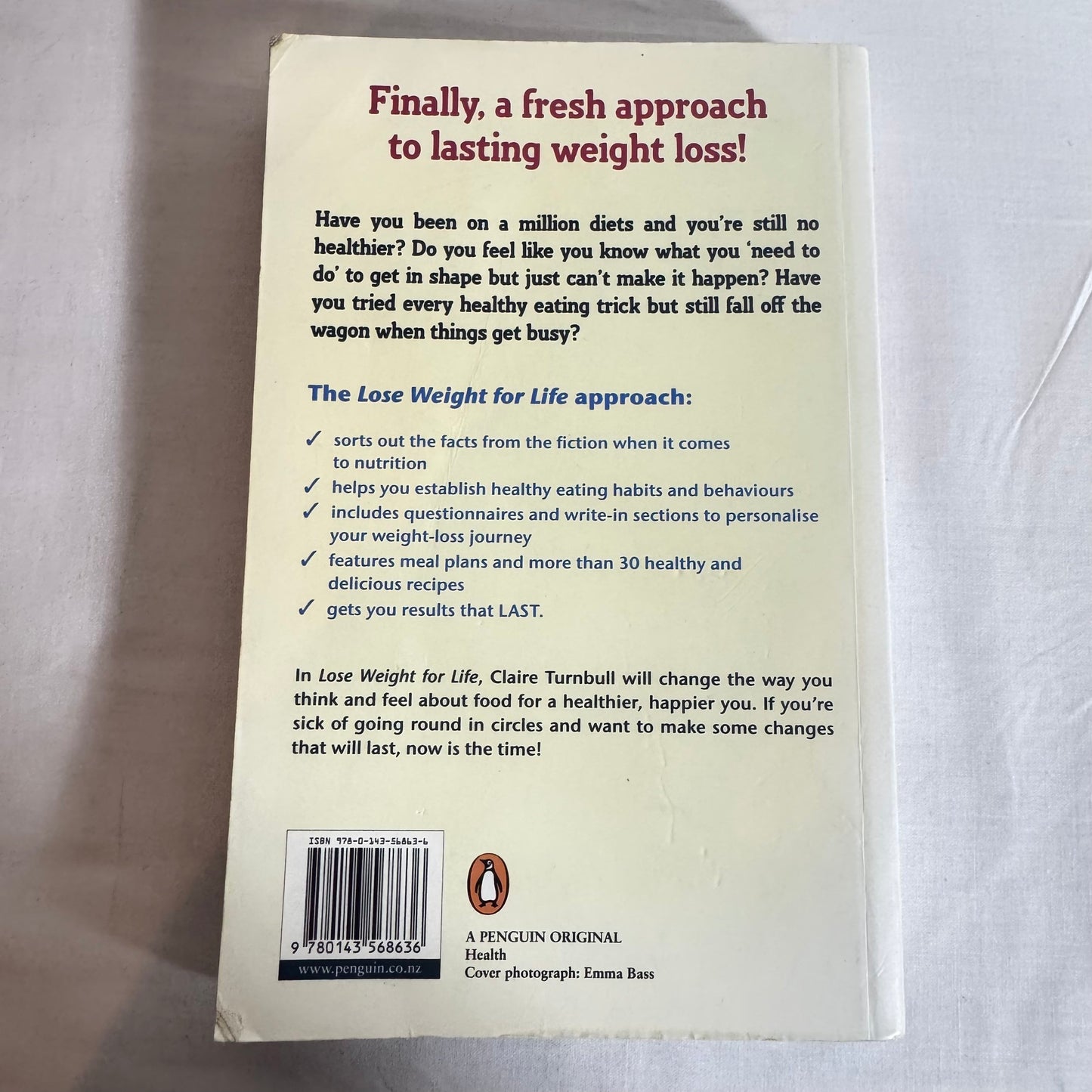 Lose Weight For Life - Claire Turnbull