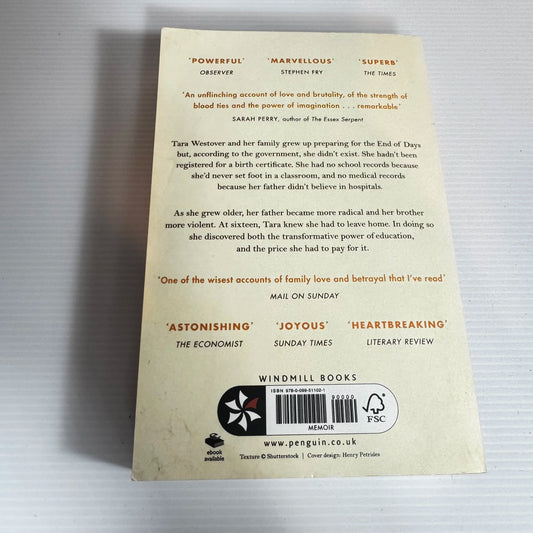 Educated : A Memoir - Tara Westover