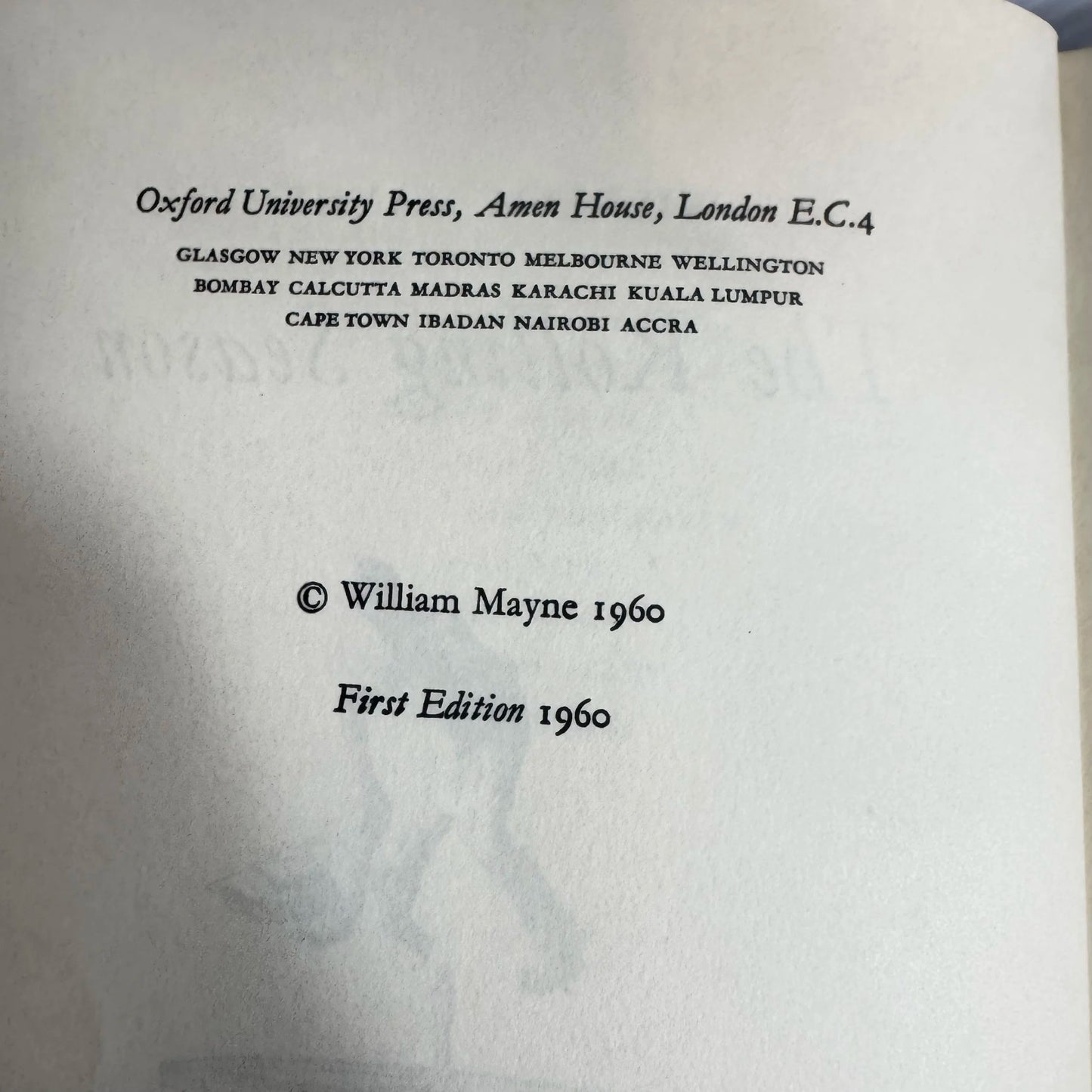 The Rolling Season - William Mayne (Vintage 1960)