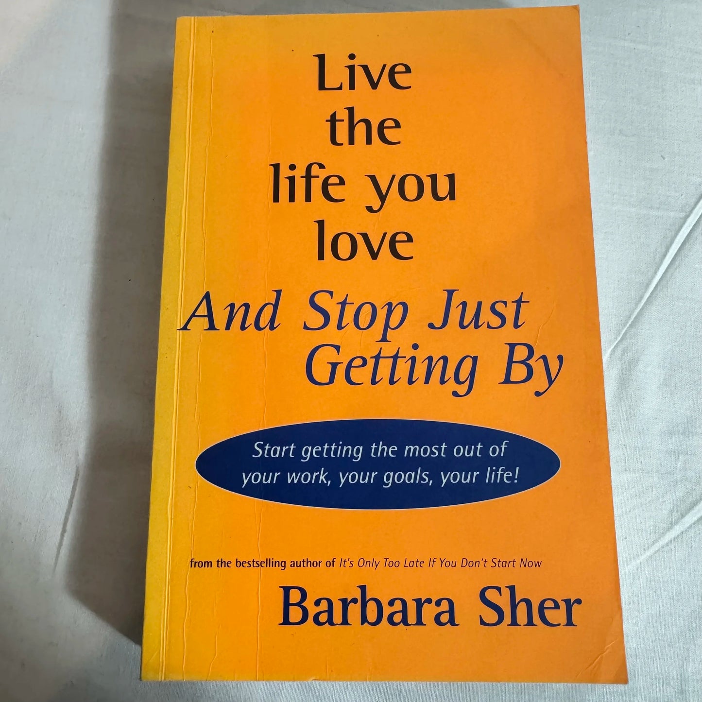 Live the life you love and stop just getting by - Barbara Sher