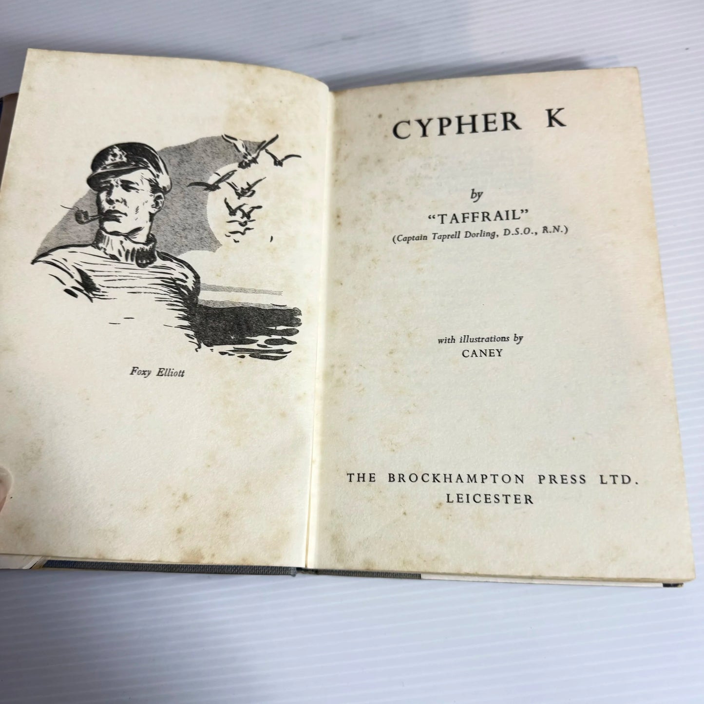 Taffrail : A Brock Book For Older Boys - Cypher K (Vintage 1950)