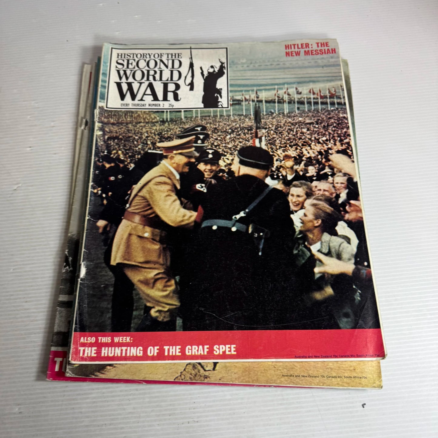 Purnell's History Of The Second World War Magazine Bundle x9 (Issues 1-9)