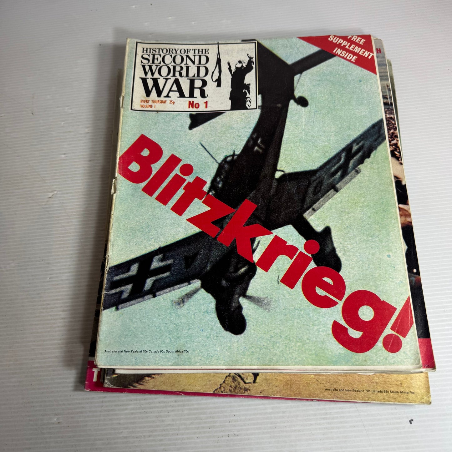 Purnell's History Of The Second World War Magazine Bundle x9 (Issues 1-9)
