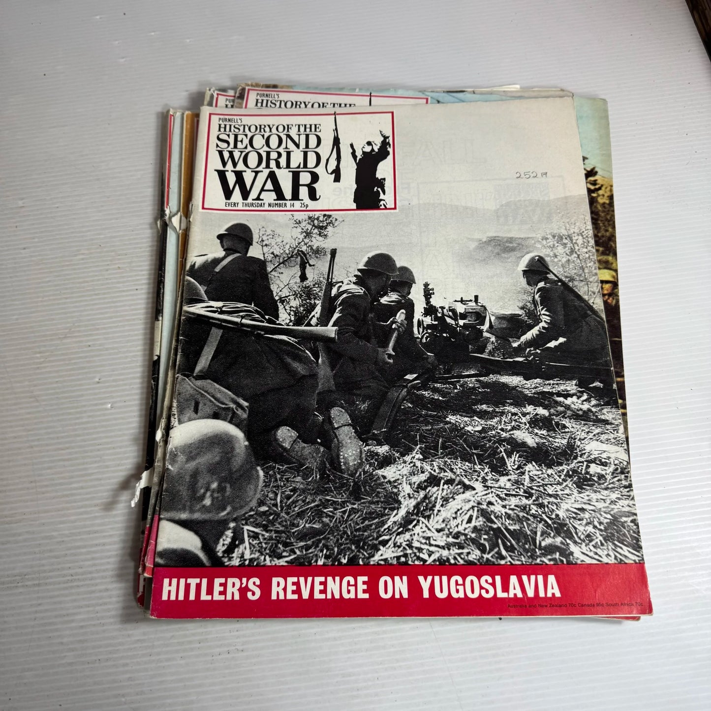 Purnell's History Of The Second World War Magazine Bundle x10 (Issues 10-19)