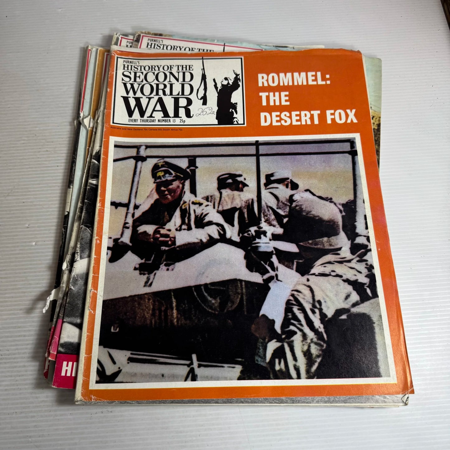 Purnell's History Of The Second World War Magazine Bundle x10 (Issues 10-19)