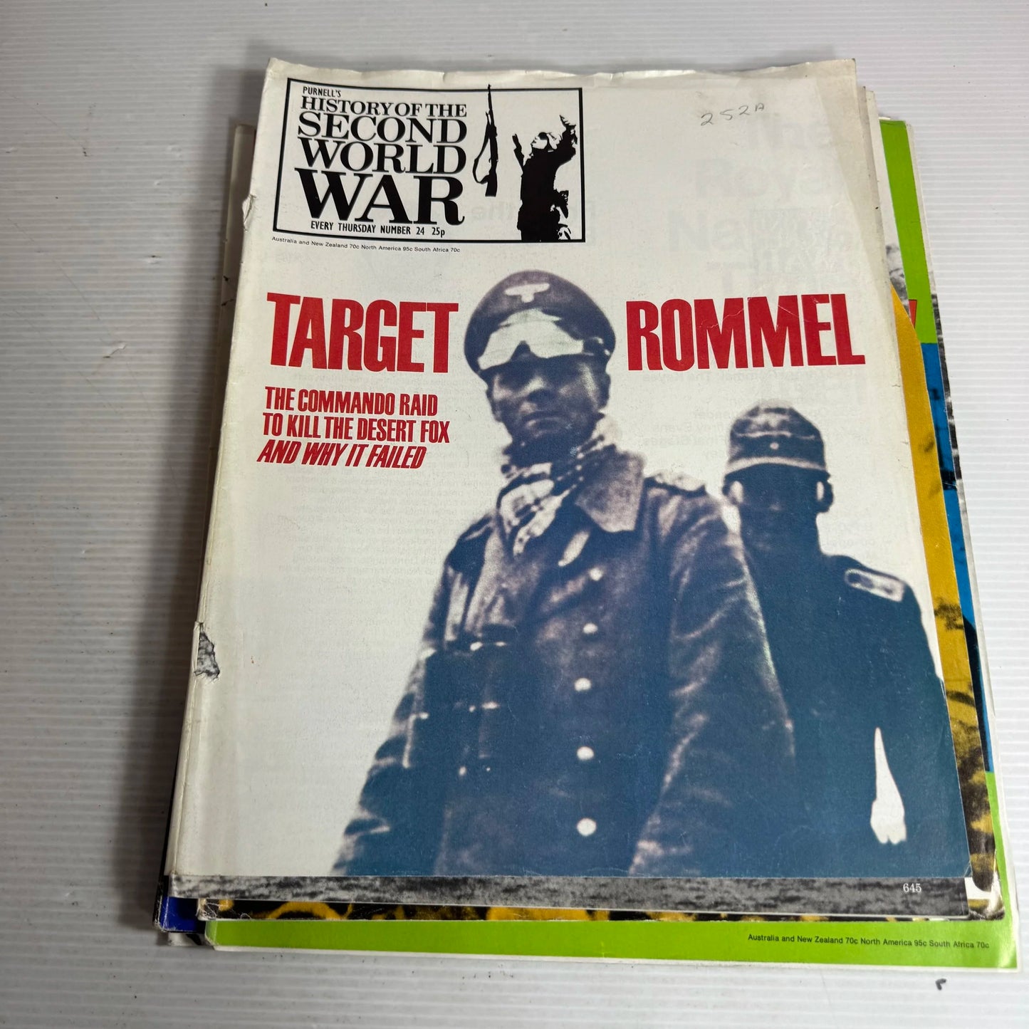 Purnell's History Of The Second World War Magazine Bundle x9 (Issues 20-29)