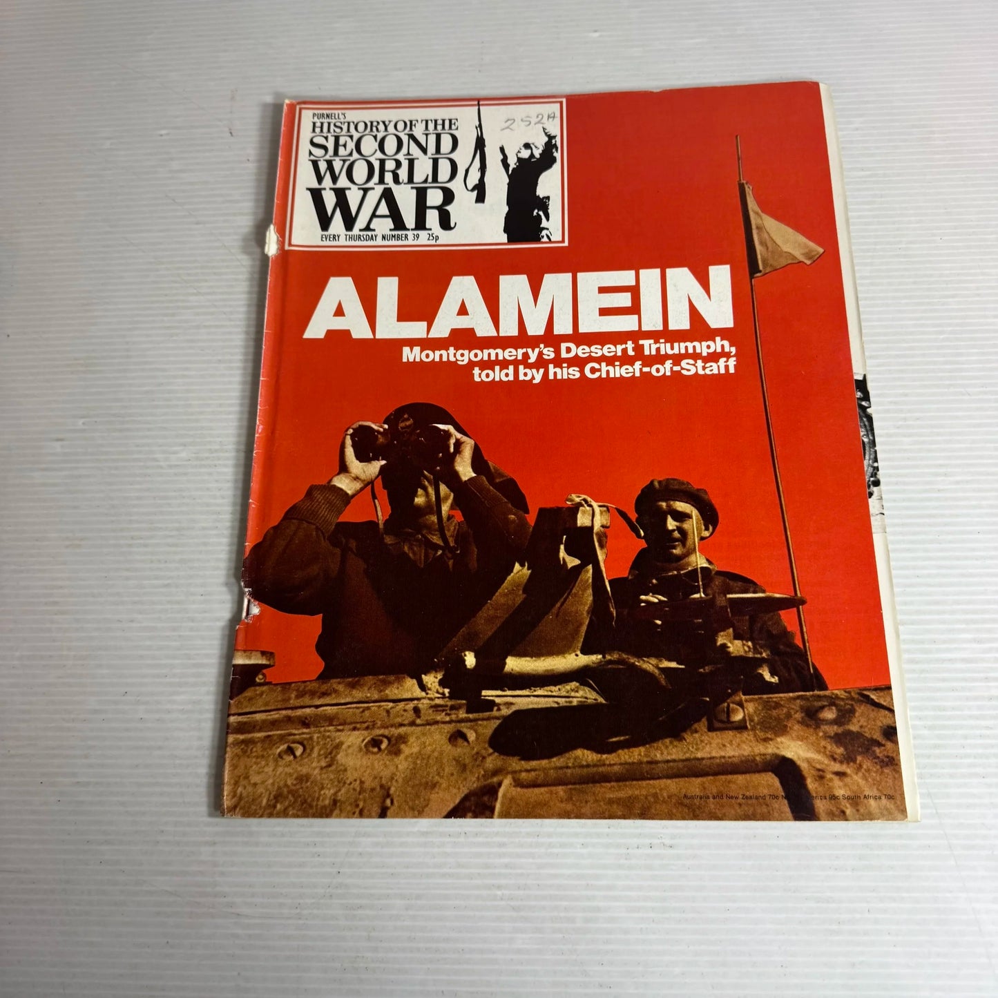 Purnell's History Of The Second World War Magazine Bundle x5 (Issues 30-39)