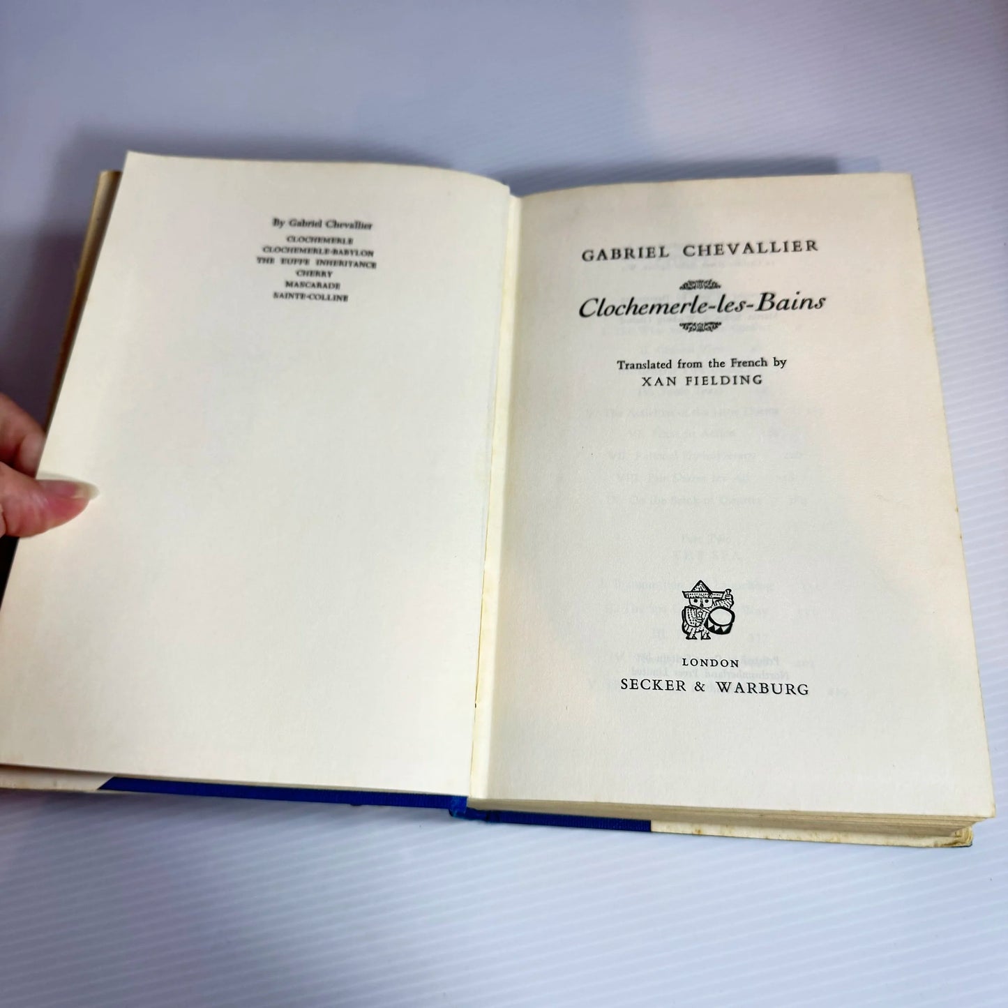 Clochemerle-les-Bains - Gabriel Chevallier (Translated from French by Xan Feilding) (Vintage 1964)