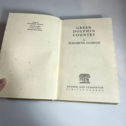 Green Dolphin Country - Elizabeth Goudge (Vintage 1946)
