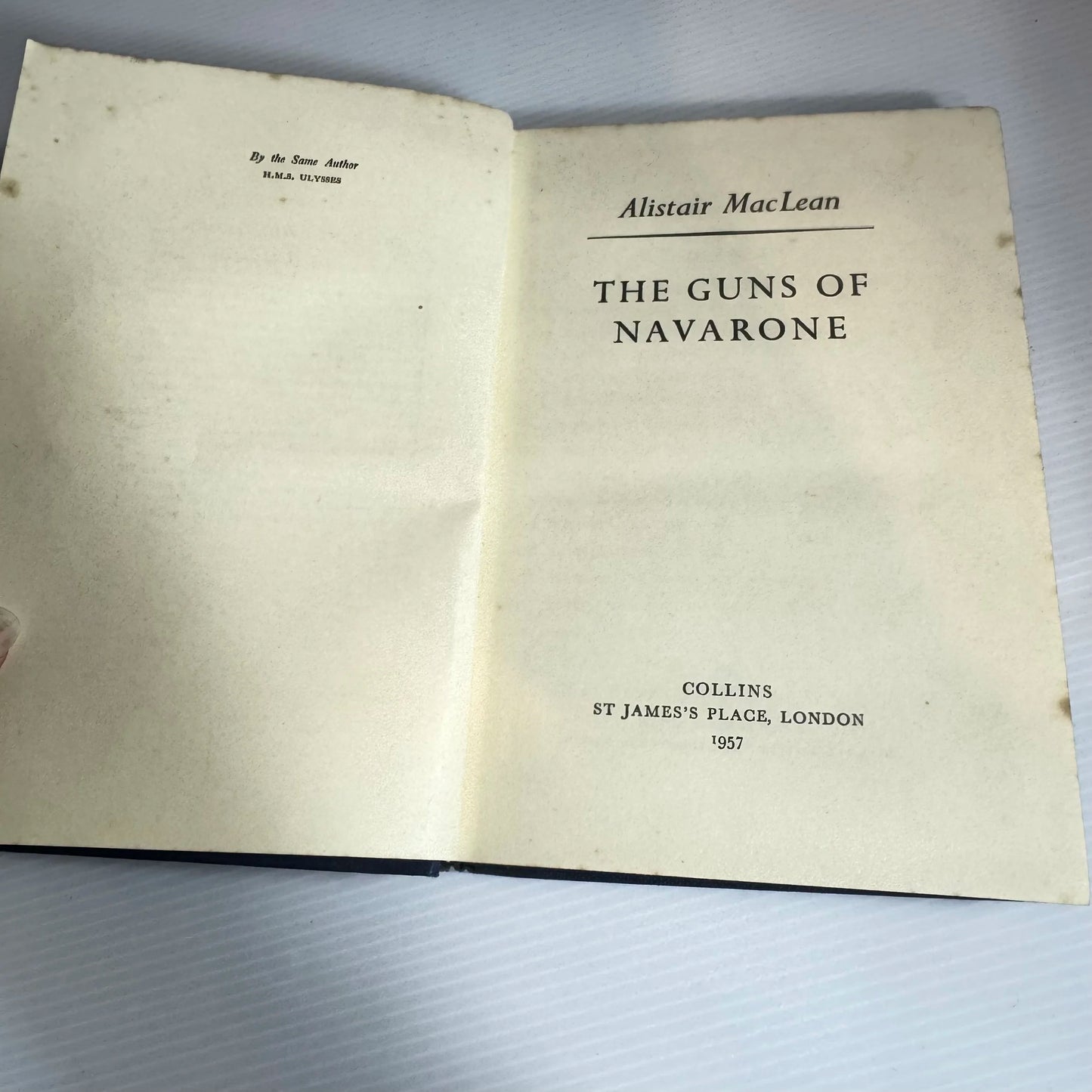 The Guns Of Navarone - Alistair MacLean (Vintage 1957 First Edition)