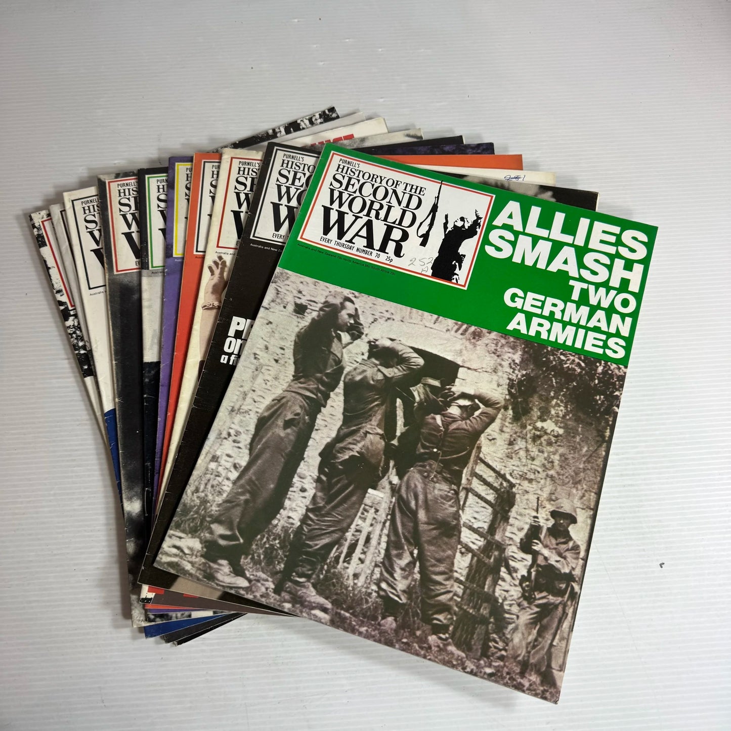 Purnell's History Of The Second World War Magazine Bundle x10 (Issues 70-79)