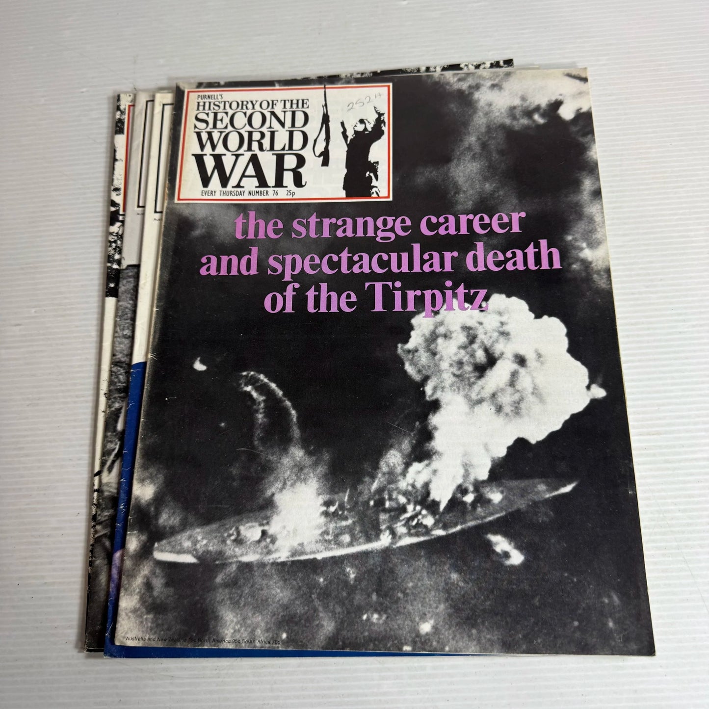 Purnell's History Of The Second World War Magazine Bundle x10 (Issues 70-79)