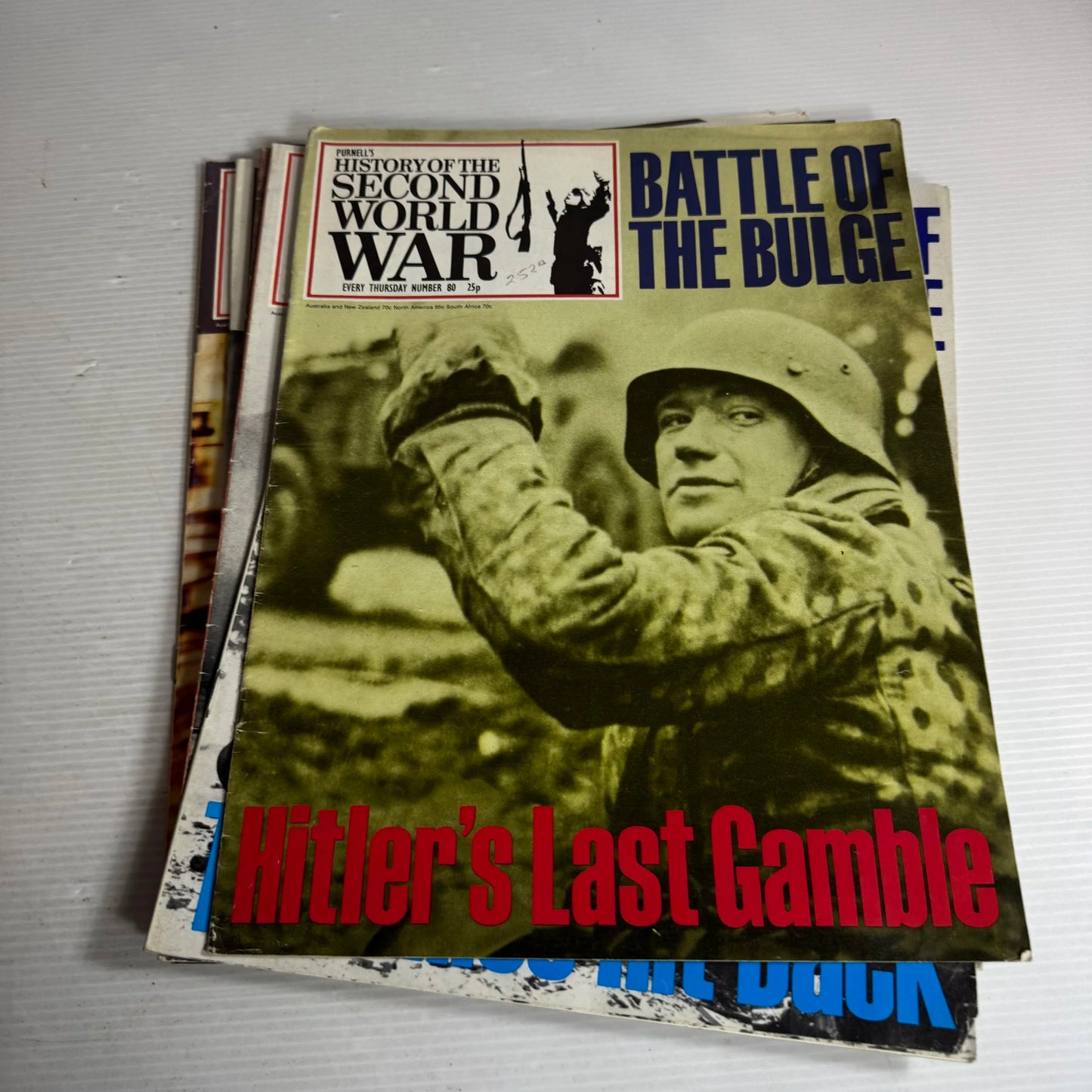 Purnell's History Of The Second World War Magazine Bundle x8 (Issues 80-89)