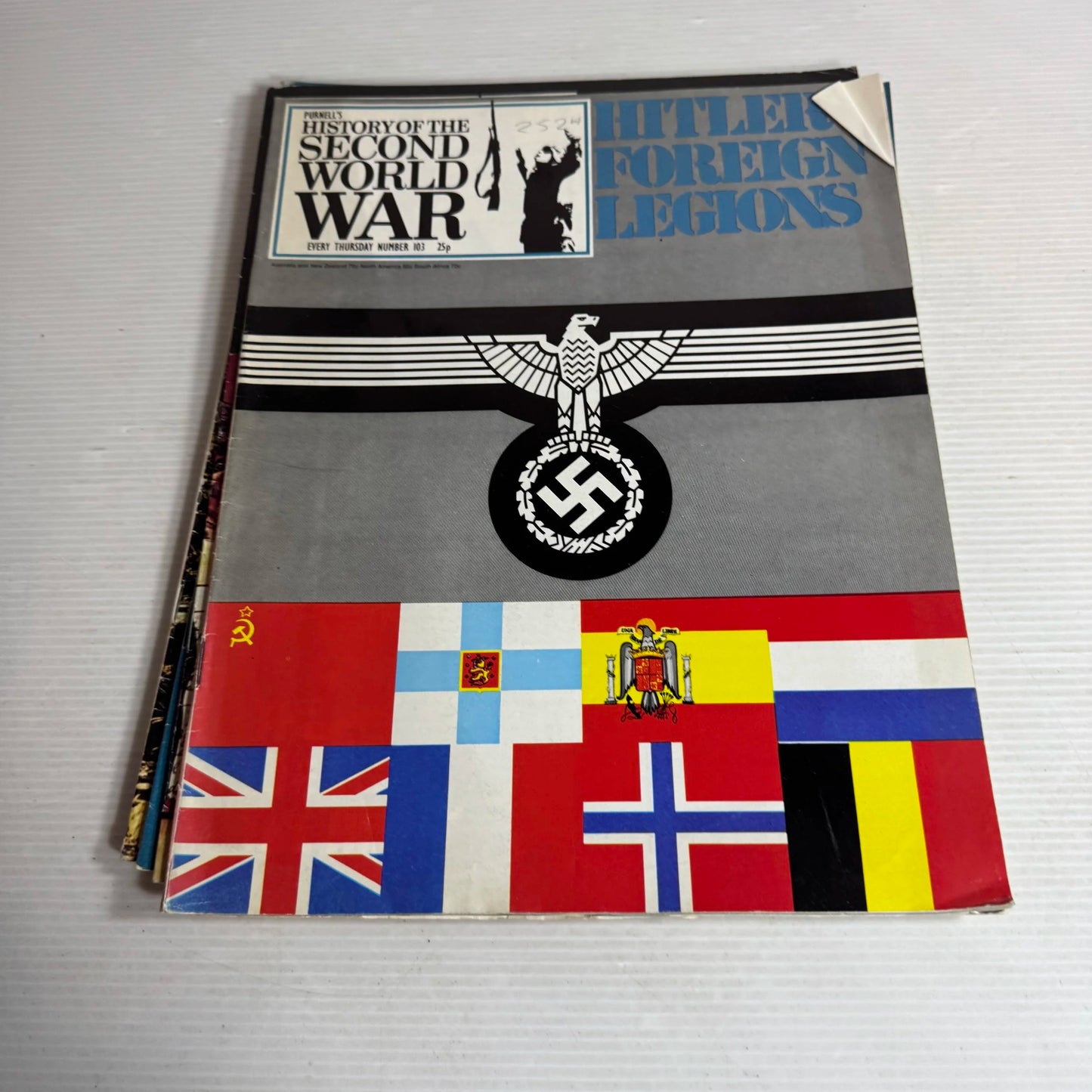 Purnell's History Of The Second World War Magazine Bundle x5 (Issues 100-106)