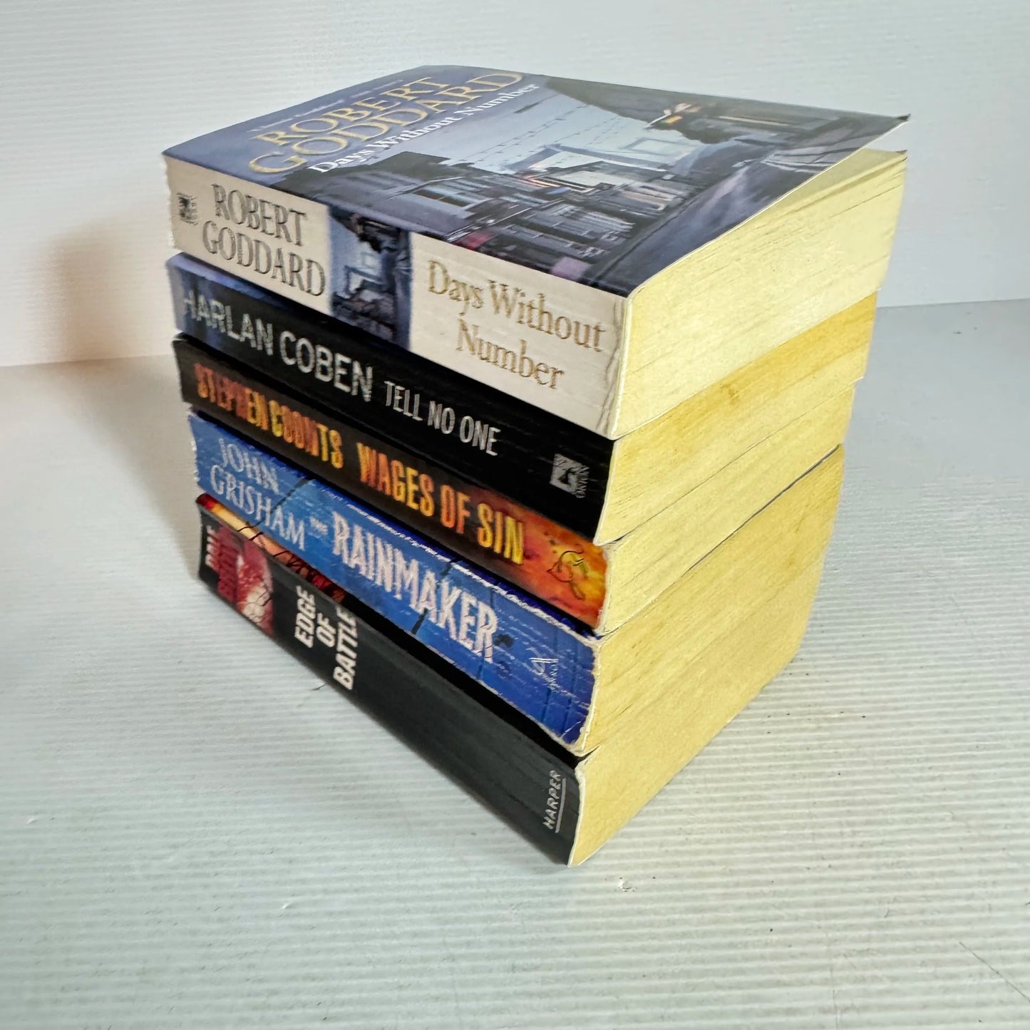 Thriller Book Bundle x 5 Books : Various Authors (617)