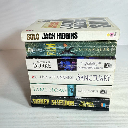 Thriller Book Bundle x 6 Books Various Authors (616)