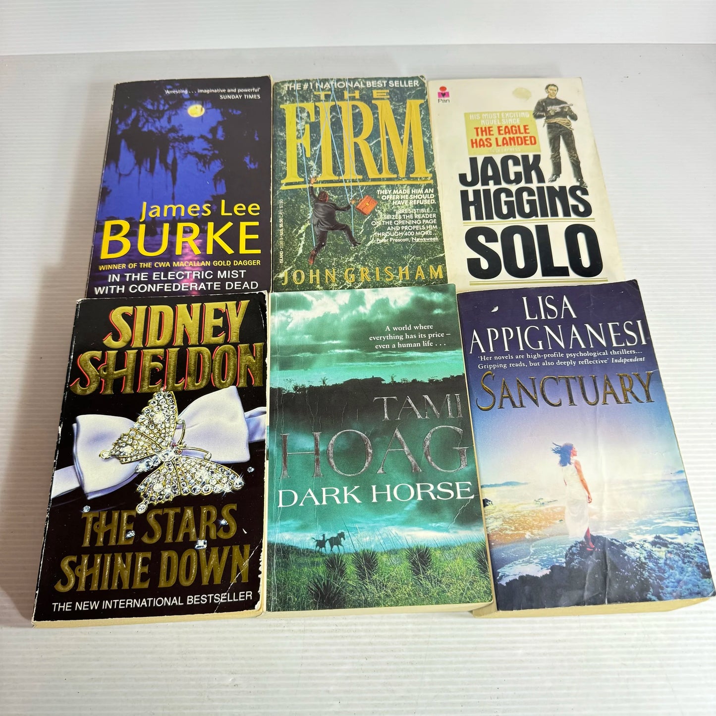 Thriller Book Bundle x 6 Books Various Authors (616)