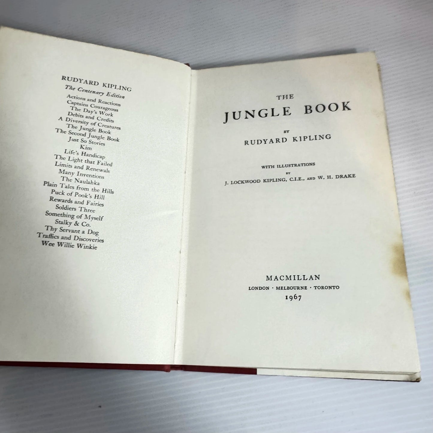 The Jungle Book - Rudyard Kipling (Vintage 1967)