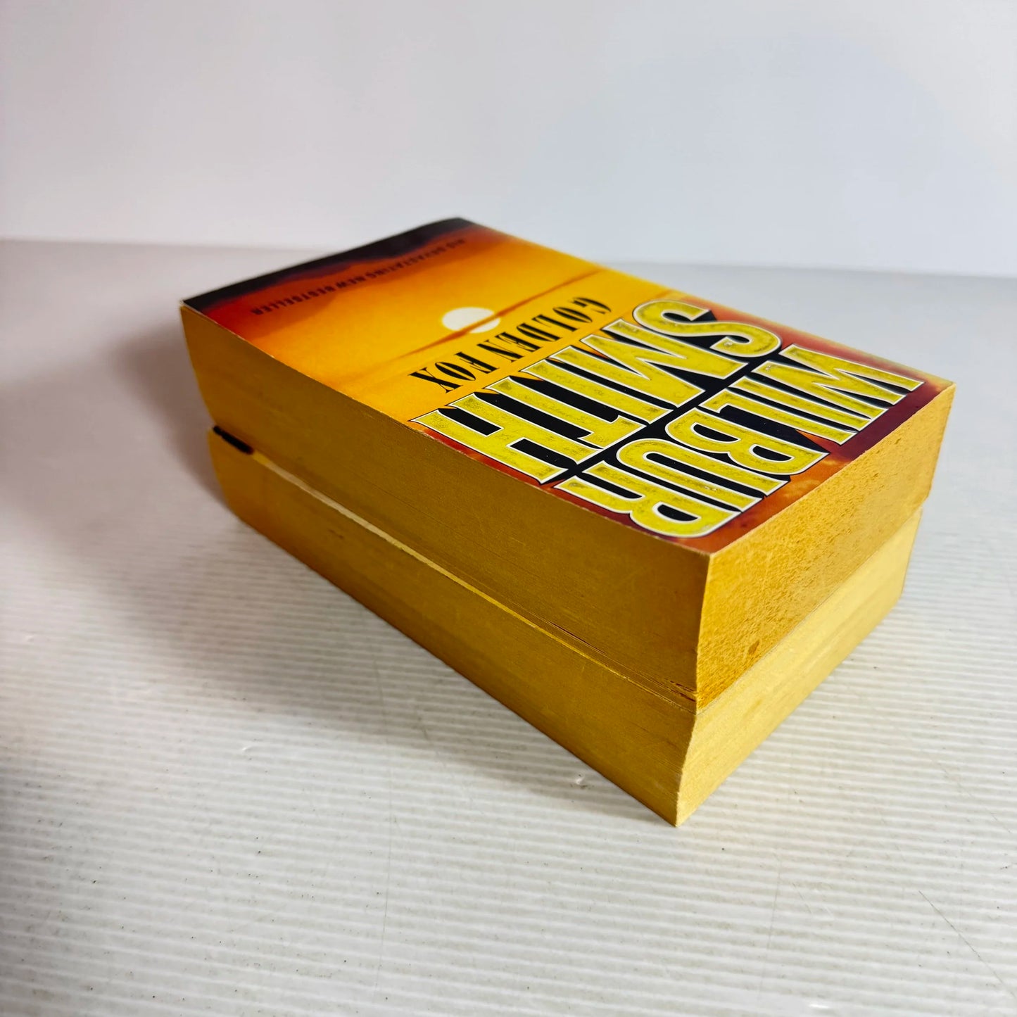 Wilbur Smith Book Bundle x 2 Books Golden Fox & Rage (608)