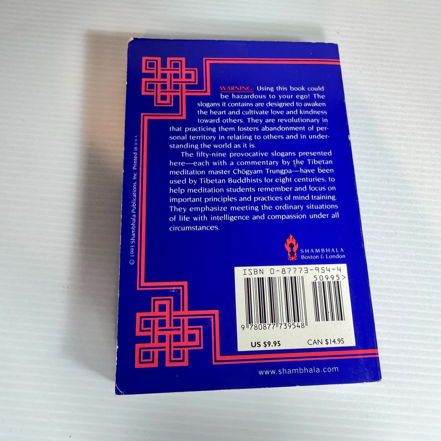 Training the Mind and Cultivating Loving-Kindness - Chögyam Trungpa