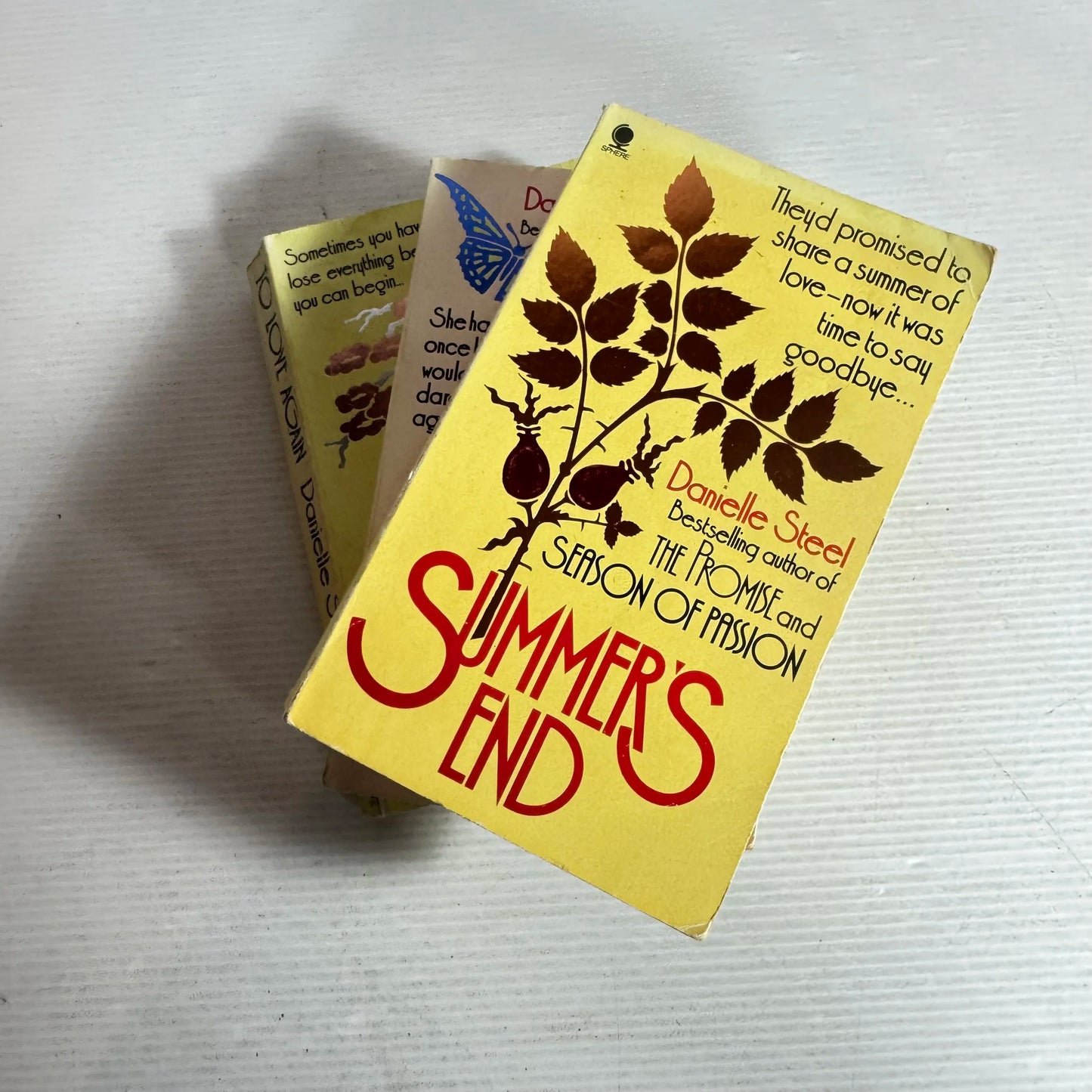 Danielle Steel Book Bundle x 3 Books : Season of Passion, To Love Again, Summer's End (607)