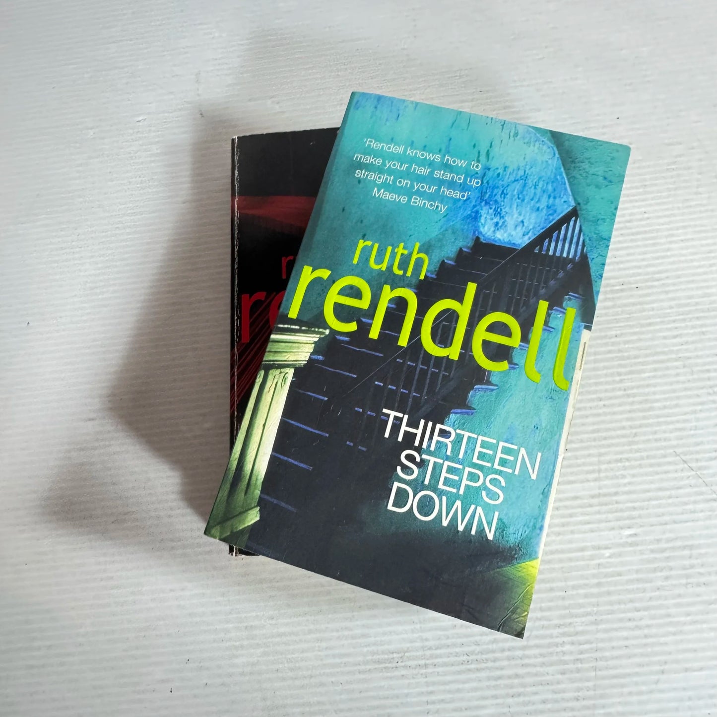 Ruth Rendell Book Bundle x 2 Books : Road Rage & Thirteen Steps Down (600)