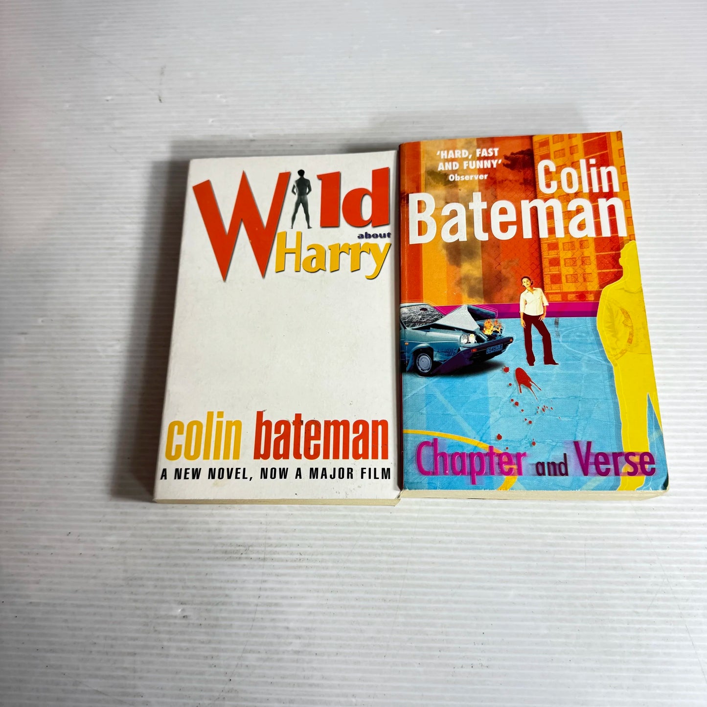 Colin Bateman Book Bundle x 2 Books : Chapter and Verse & Wild About Harry (601)
