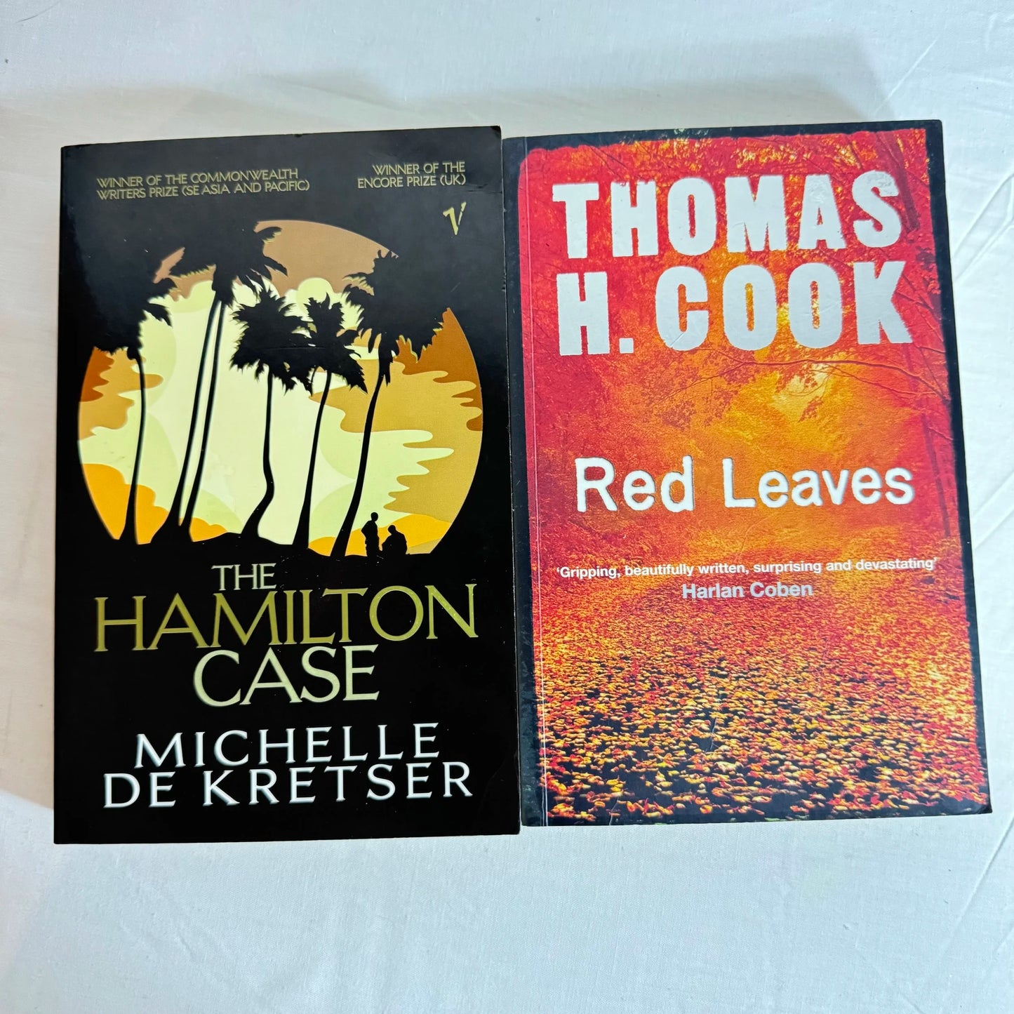 Crime Book Bundle x 2 - The Hamilton Case & Red Leaves
