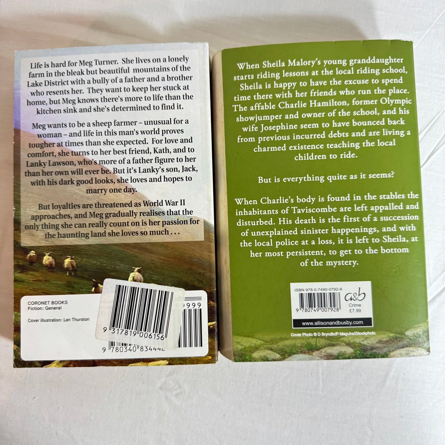 Mystery Book Bundle x 2 - A Time to Die & Luckpenny Land
