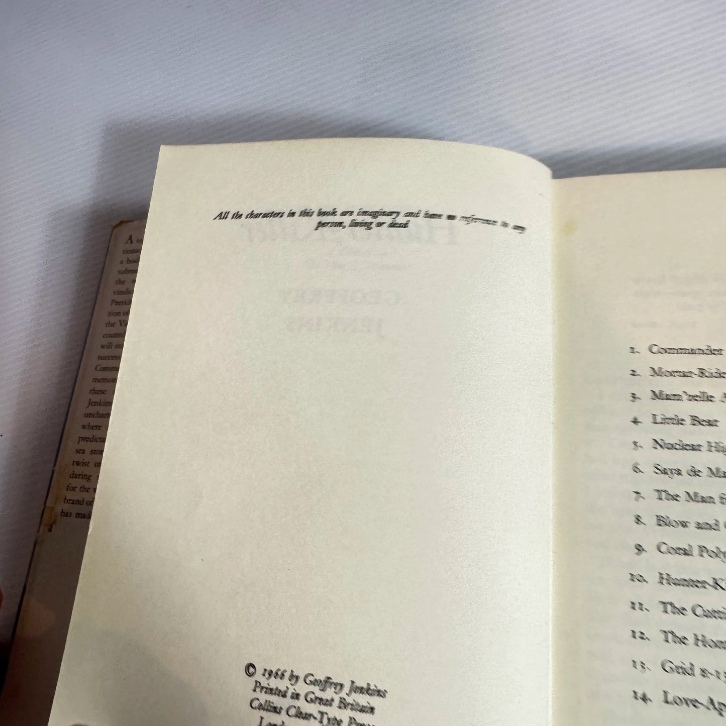 Hunter Killer - Geoffrey Jenkins (Vintage 1966)