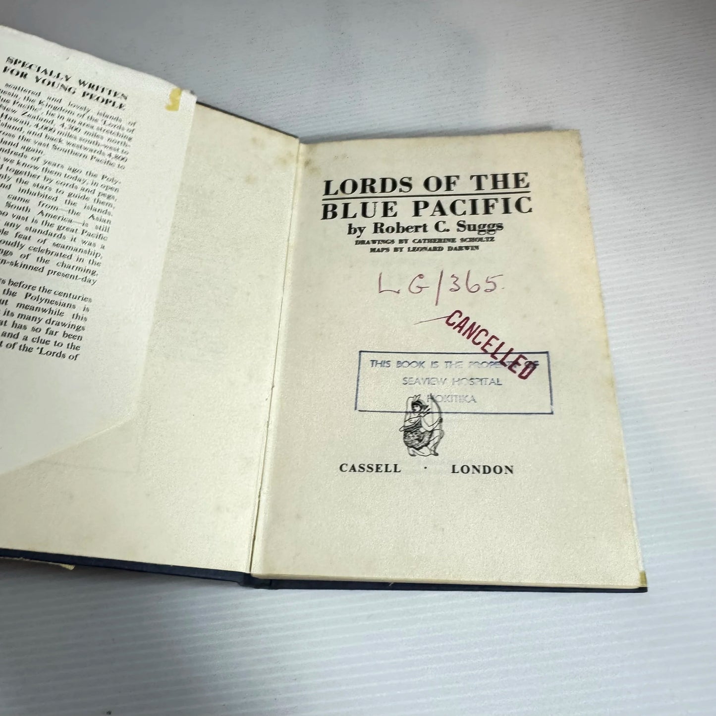 Lords Of The Blue Pacific - Robert C. Suggs (Vintage 1963)