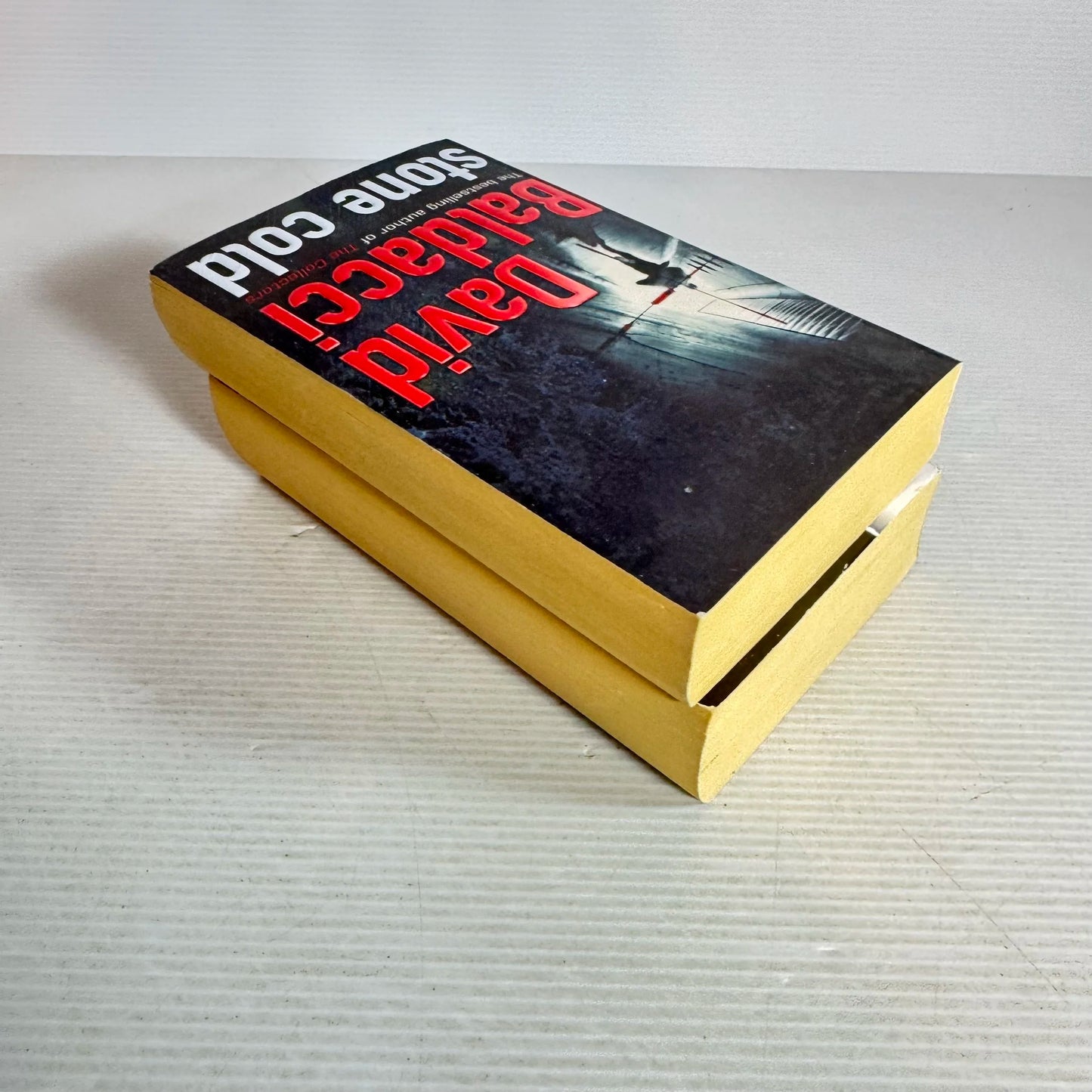 David Baldacci Book Bundle x 2  Books : The Camel Club & Stone Cold (602)