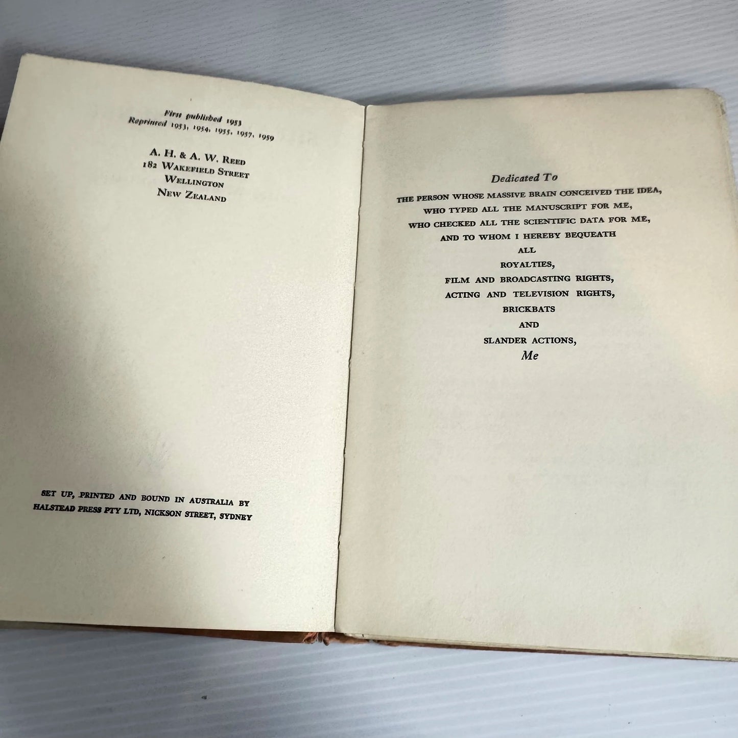 Shear Nonsense: Farming In 22 Useless Lessons - John W. Brimblecombe (Vintage 1959)